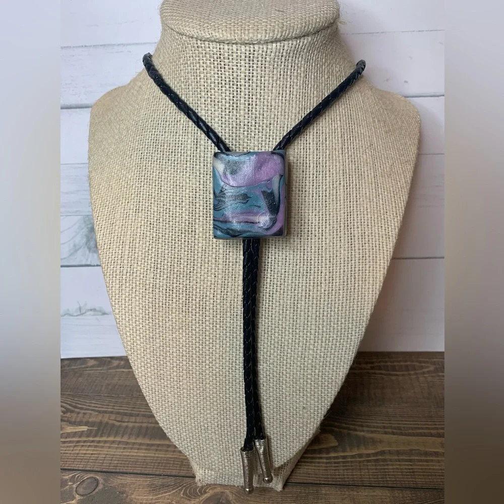 Vintage Clay Bolero Tie Bolo Tie